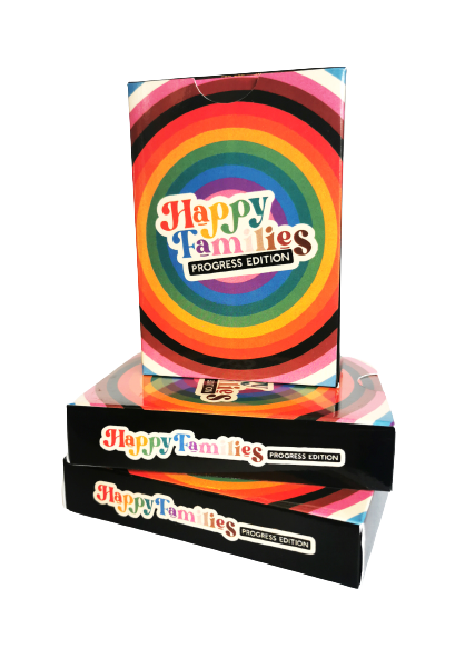 Stack of Happy Families Game- Progress Edition